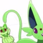 Sprigatto playing shiny espeon's tail GIF Template
