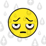 Tired emoji