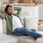 Relaxing man