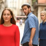 jewish distracted boyfriend