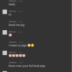 Why did bro wanted to see my pigs?