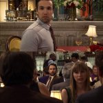 Mac and Charlie Stare At Eachother
