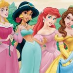 Six Disney Princesses