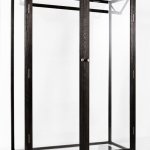 The closet is glass