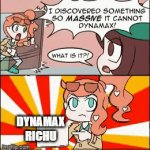 no sh sherlock | DYNAMAX RICHU | image tagged in gifs,lol | made w/ Imgflip video-to-gif maker