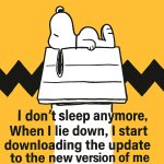Gio is not sleeping, he's just updating!