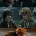 Lord Of the Ring Drunk Meme Blank