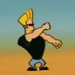 Johnny Bravo dance GIF Template