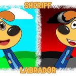 My Sprunki OC: Sheriff Labrador
