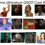 The Bourne Ultimatum (2007) Cast (My Style) | image tagged in the bourne ultimatum 2007 cast my style,meme,memes,spoof cast,the bourne ultimatum,characters | made w/ Imgflip meme maker