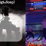 Soap and Denji shared temp meme