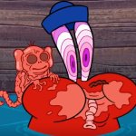 Mr. Krabs w/ Chum Monkey