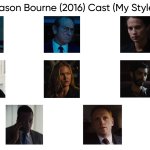 Jason Bourne (2016) Cast (My Style) meme