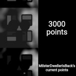 NikitaMemes_GD becoming uncanny (MilsterDwellerIsBack points) | POV: MilsterDwellerIsBack's points; 0 points; 100 points; 100 points; 2000 points; 3000 points; MilsterDwellerIsBack's current points; 6000 points; 10k points; 100k points; 1m points | image tagged in nikitamemes gd becoming uncanny | made w/ Imgflip meme maker