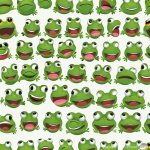 52 frogs emoji