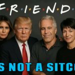 It's not a sitcom | IT'S NOT A SITCOM | image tagged in epstein,jeffrey epstein,pedophiles,donald trump,make america great again,maga | made w/ Imgflip meme maker