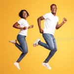 Man Running Away From Woman