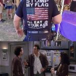 Stomp his flag