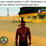GTA SA CJ Cluckin Bell Waiting
