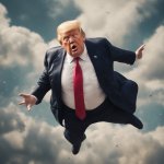 Trump in freefall, taking the American economy with him meme