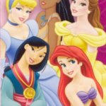 Cinderella Ariel Belle Pocahontas and Mulan