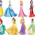The Princesses' updated design by the start of 2013