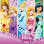 Ariel Belle Rapunzel Cinderella Aurora Jasmine and Snow White