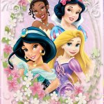 Tiana Snow White Jasmine and Rapunzel