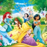 Disney Princesses in the Forest