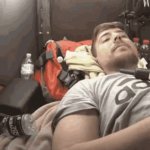 Mr. Beast patting stomach GIF Template