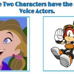 Colleen O'Shaughnessey 2 | image tagged in same voice actor,sonic the hedgehog,sega,juniper lee,cartoon network,colleen o'shaughnessey | made w/ Imgflip meme maker