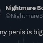 Oh…my penis is big template
