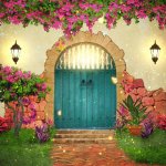 Encanto Digital Backdrop - Digital Magical Spanish House - Latin