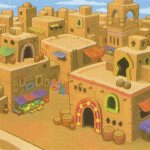 Concept art of an Agrabah room in Castle Oblivion
