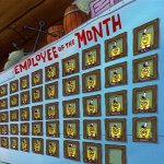 Employee of the Month Wall Spongebob Squarepants