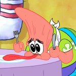 Patrick sad face