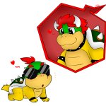 Baby bowser JR being cute!