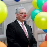 Díaz Canel payaso