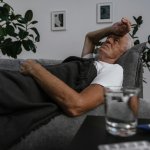 Old man sick