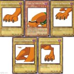 Wildmutt on the Forbidden card | image tagged in exodia | made w/ Imgflip meme maker