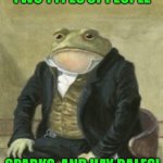 Colonel Toad | TWO TYPES OF PEOPLE; SPARKS, AND HAY BALES! | image tagged in colonel toad | made w/ Imgflip meme maker