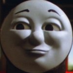 James smug face