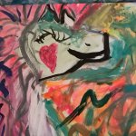 3 year old painting