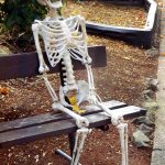 Waiting Skeleton