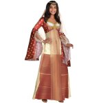 size 2-20 Adult Disney Aladdin Dalia Costume dress with head acc