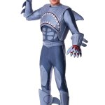 Amazon.com: Adult Plus Size Sharkboy Costume - 3X : Clothing ...