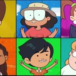 Six Summer Campers