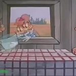Woodpecker fight GIF Template