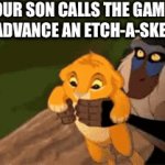 Dad meme | YOUR SON CALLS THE GAME BOY ADVANCE AN ETCH-A-SKETCH; OTHER FATHERS | image tagged in gifs,nintendo | made w/ Imgflip video-to-gif maker