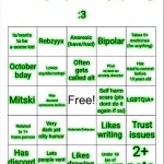 xoxosilly bingo (aug 12, 2025) template